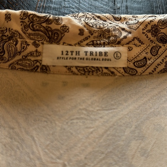 12th Tribe Short Sleeve Button Up - Picture 3 of 4